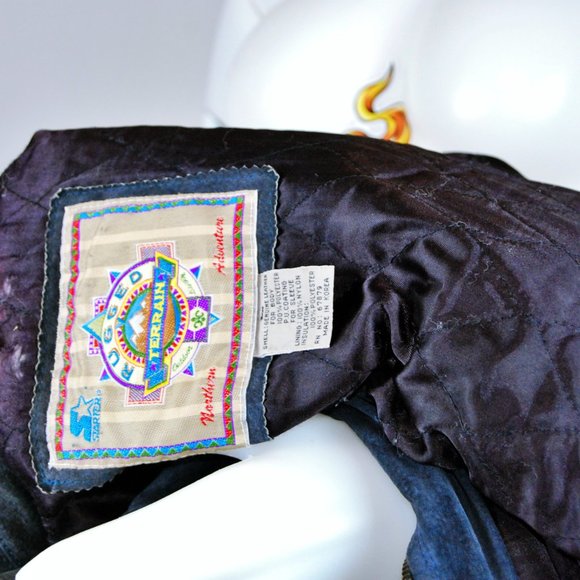 Rugged Terrain X Starter Rare 90's Leather Jacket - Picture 9 of 9